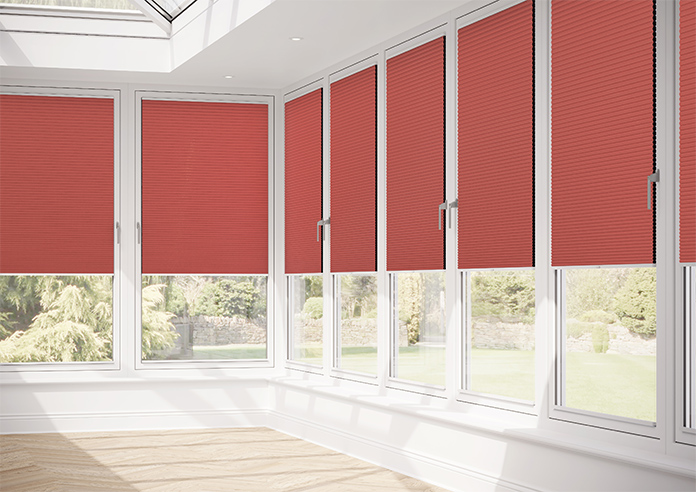 Umbra (Blackout), Toasted Red - Stick Fit Honeycomb Blind - Image 13